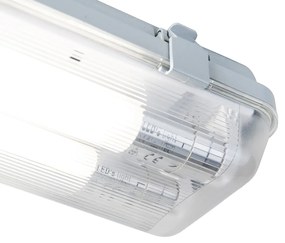TL осветително тяло сиво с LED 15W 2250 lm 4000K IP65 - Base