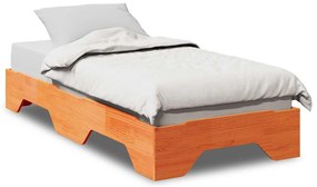 859201 vidaXL Рамка за легло без матрак с възможност за подреждане 100x200 cm