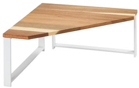 WENKO 53026100 - Рафт LOUISA 30x30 см бял/кафяв