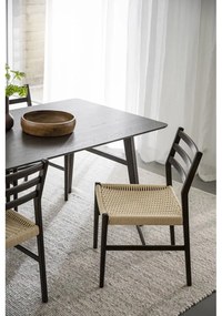 Трапезни столове в комплект от 2 бр. естествени/тъмнокафяви Harlan – Rowico