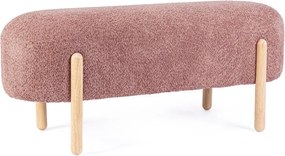 Теракотена подплатена пейка от прежда с примки от букле Dayla – Bizzotto