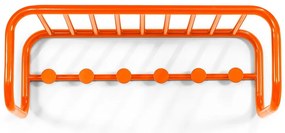 Оранжева метална стенна закачалка с рафт 72 cm Retro – Spinder Design