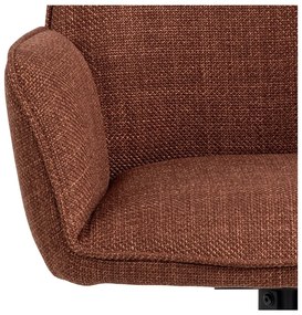 Тапицирани трапезни столове в комплект с подлакътници 2 бр. в тухлен цвят Glenda – Actona