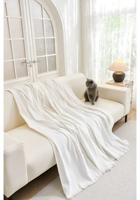 Бяло четириместно покривало за диван Talo – Filumi