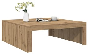 856685 vidaXL Кафе маса, дъб артизан, 100x100x35 см, инженерно дърво