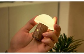 LED настолна лампа в бял и тъмно естествен цвят (височина 7 cm) Alice Mushroom – Gingko