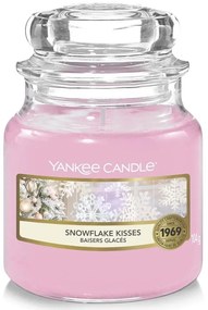 Yankee Candle - Ароматна свещ SNOWFLAKE KISSES малка 104 гр 20-30 часа