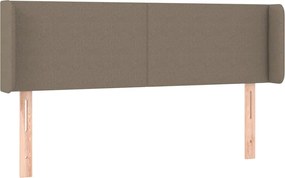 3118490 vidaXL Горна табла за легло, таупе, 147x16x78/88 см, плат