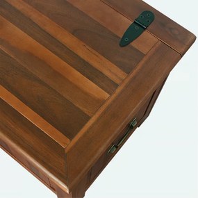 Дървен сандък от акация 85 × 44 × 48 cm