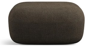 Кафява табуретка от букле Jenny – Micadoni Home