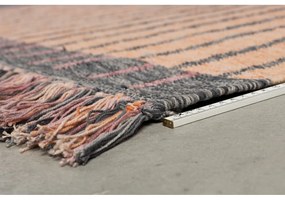 Розов/прасковен памучен килим 160x230 cm Hampton – Dutchbone