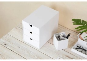 Бяла кутия за чекмеджета с 3 чекмеджета Ingrid - Bigso Box of Sweden