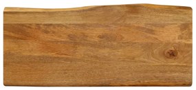 370756 vidaXL Плот за маса, 100x40x2,5 см, жив ръб, масивно дърво манго