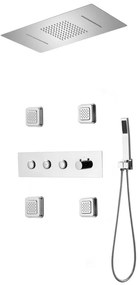 Mexen Soler вграден душ комплект, хром - 7601-04-00