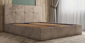 Спалня Beta с подматрачна рамка-160x200-Бежов
