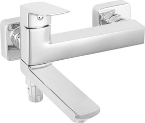 Смесител за вана Vitto VerdeLine, подвижен чучур, хром