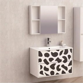 Мебели - комплекти в сет BG 8045B+6014-80 / ЛАУРА 80-2, Inter Ceramic