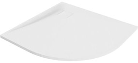 Mexen Bert полукръгъл душ корито SMC 80 x 80 cm, бял - 4KR108080