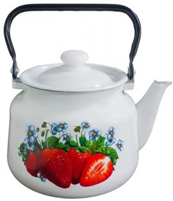Емайлиран чайник 3,5л "КЛУБНИКА" (B2713/2) H