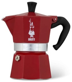 Италианска Кафеварка Bialetti Moka Express Червен