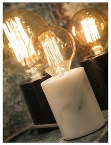 Бяла настолна лампа с мраморна основа Athens - it's about RoMi