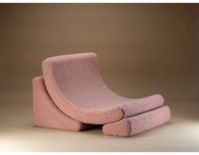 Розов детски стол от букле Moon – Wigiwama