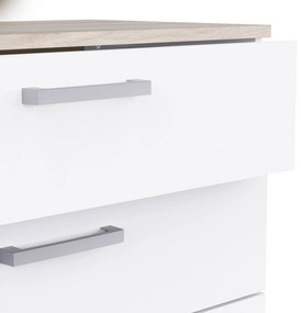 Скрин с 5 чекмеджета Winston - Бял