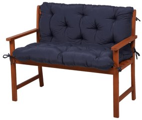 Тъмносини възглавници за градински стол в комплект от 2 бр. за пейка 50x100 cm Selby – Sun Garden