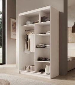 Гардероб Belfast 120 плъзгащ се-Leuko