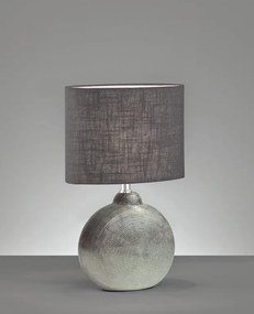 Настолна лампа F&amp;H Foro-23φ 13β 37ψ cm-Gray-Silver