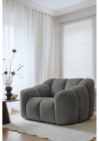 Сиво кресло Shell – Miuform