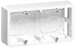 Legrand 080285 Конзола за открит монтаж хоризонтална 4/5М бяла Mosaic , - КК0956