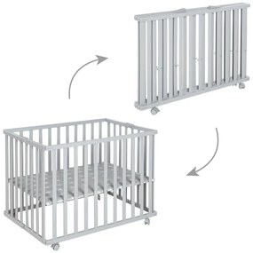 Сива кошара за игра 100x75 cm - Roba