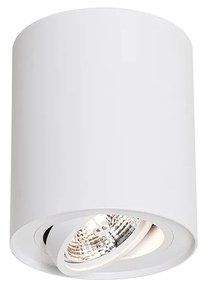 Модерен таванен прожектор бял въртящ се и наклонен AR70 - Rondoo Up