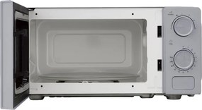Микровълнова фурна Kumtel HM-21, 600W, 17 л, 6 степени, Таймер, Размразяване, Сив