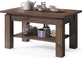 АСТОРИА Кафяв дъб - РАЗТЕГАТЕЛНА ХОЛНА МАСА С ПОВДИГАЩ МЕХАНИЗЪМ С РАФТ