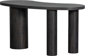 Тъмнокафява конзолна маса от декор от бор 70x150 cm Maan – WOOOD