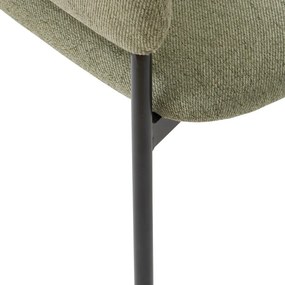 Трапезен стол с подлакътници atmosphera Solea, Корд - Слонова кост