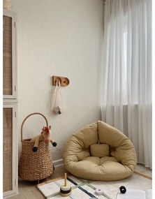 Бял релаксиращ детски фотьойл Mini Nido - Karup Design