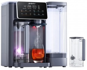 Система за пречистване на вода JIMMY R9, 2200W, 5l, LED тъч дисплей, Детска защита, UV светлина, 6 настройки за обем, 7 темп настройки, Сив