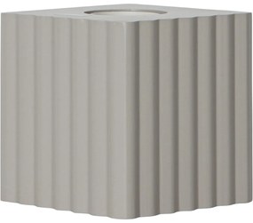 Светлосива основа за лампа 10 cm Box - Star Trading