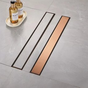 Линеен отводнител Rea Neox brush copper 70