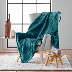 Синьо одеяло от микрофланела 125x150 cm Mini Frosty – douceur d'intérieur