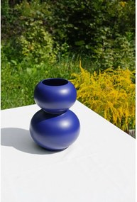 Тъмносиня керамична ваза (височина 36 cm) Tuga – noo.ma