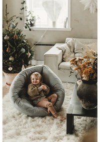 Бял релаксиращ детски фотьойл Mini Nido - Karup Design