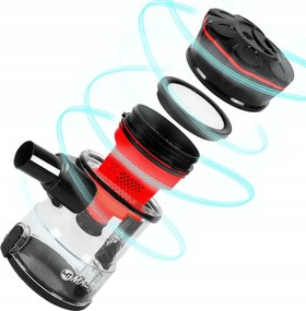 Ръчна прахосмукачка Vertical Turbo Cyclone 5 в 1 600W без торбичка