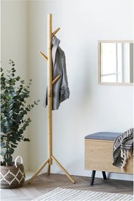 Бамбукова стойка за връхни дрехи в естествен цвят ø 50x163 cm Wanaka – House Nordic
