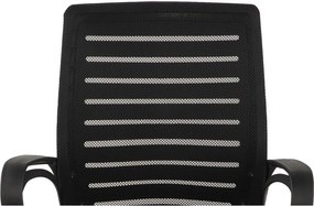 Черен тапициран офис стол Evon – Bonami Essentials