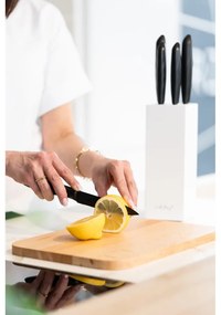 Комплект от 5 ножа в бял държач Caro - Vialli Design