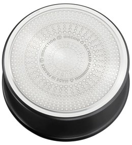 Алуминиеви гърнета в комплект 3 бр. с незалепващо покритие/с подвижна дръжка подходящи за индукционен котлон INGENO Eco Resist L3979202 – Tefal